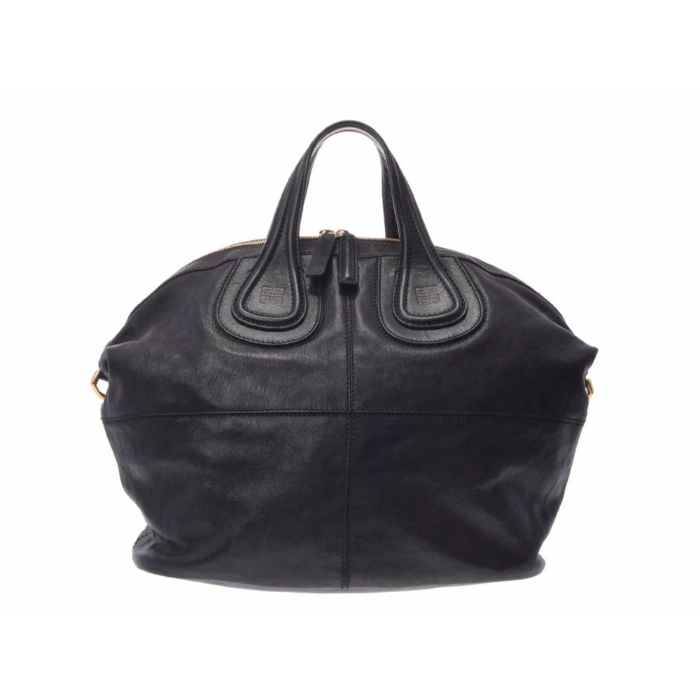 Givenchy Nightingale Leather Black Strap Handbag